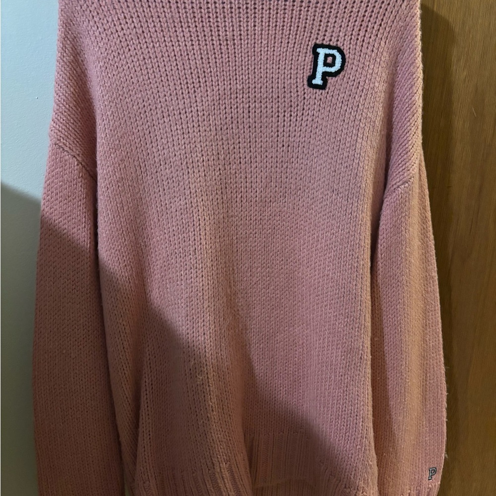 Women’s PINK Victoria's Secret Blush Sweater with Logo Size Medium